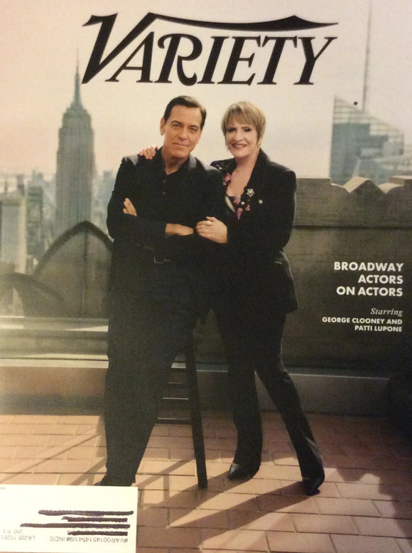 VARIETY MAGAZINE APRIL 2025: GEORGE CLOONEY & PATTI LUPONE