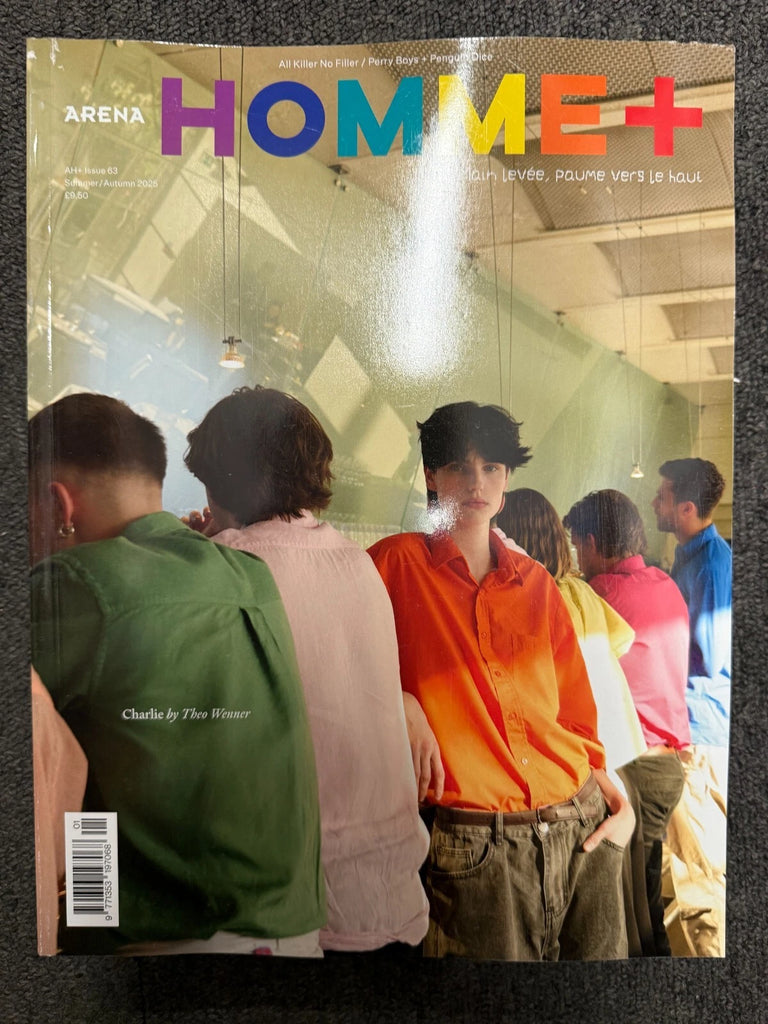 CHARLIE by Theo Wenner cover ARENA HOMME + magazine S/A 2025