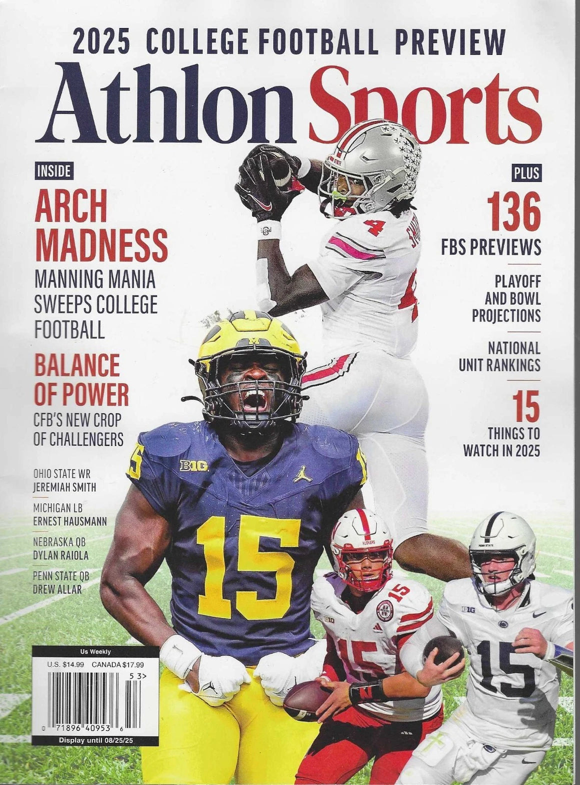 Athlon Sports 2025 College Football Preview Ohio State Cover