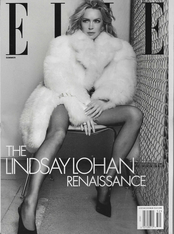 Elle USA Magazine June 2025 Lindsay Lohan