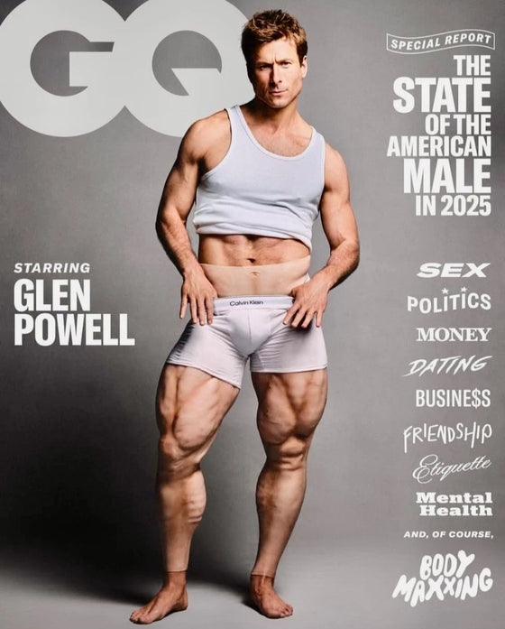 GLEN POWELL - GQ MAGAZINE - OCTOBER 2025 - BRAND NEW