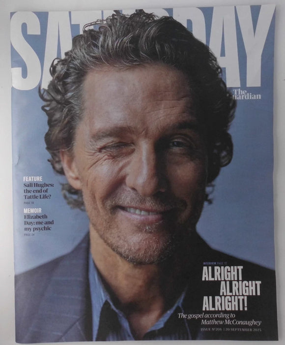 The Guardian Saturday magazine 20th September 2025 Matthew McConaughey