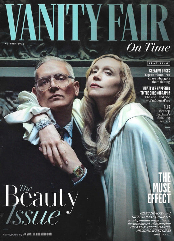 VANITY FAIR: On Time, Watches Supplement Autumn 2025, Gwendoline Christie Dita Von Teese