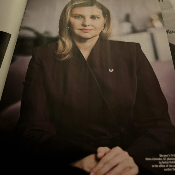 The Times Magazine 27/9/25 Kristin Scott Thomas Olena Zelenska Zelensky Noel Fitzpatrick