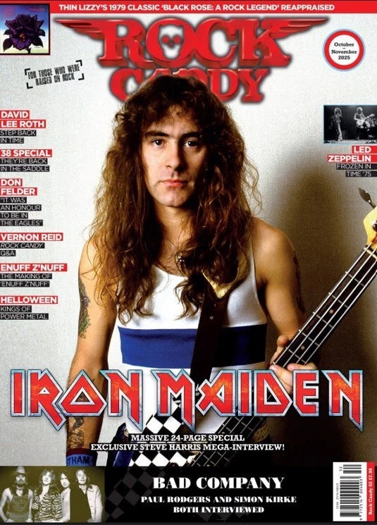 Rock Candy magazine #52 2025 Iron Maiden 24-page Special. Steve Harris interview