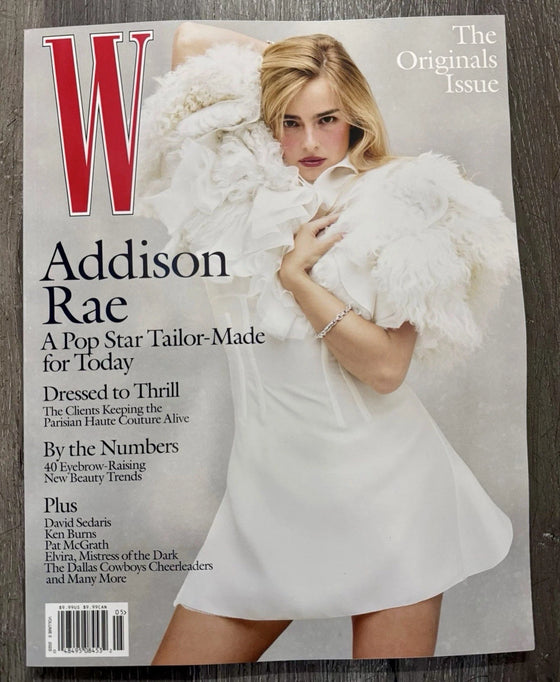 W MAGAZINE - VOLUME 5, 2025 - ADDISON RAE - BRAND NEW