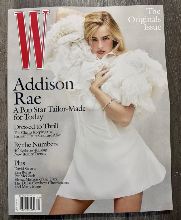 W MAGAZINE - VOLUME 5, 2025 - ADDISON RAE - BRAND NEW