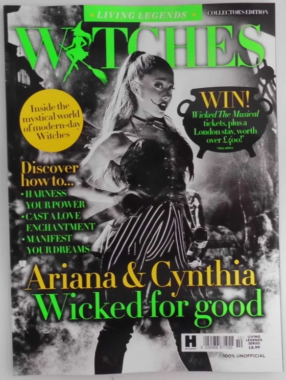 ARIANA GRANDE WICKED MOVIE UK LIVING LEGENDS WITCHES MAGAZINE HALLOWEEN 2025