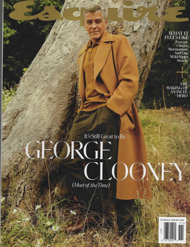Esquire USA Magazine October / November 2025 George Clooney