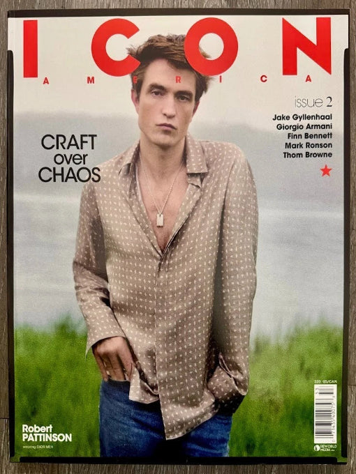 ICON MAGAZINE - USA EDITION - ISSUE #2, 2025 - ROBERT PATTINSON - BRAND NEW