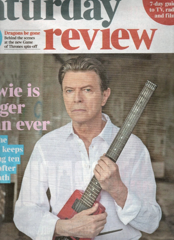 The Times Saturday Review 10 January 2026: David Bowie - Bowie is bigger than ever