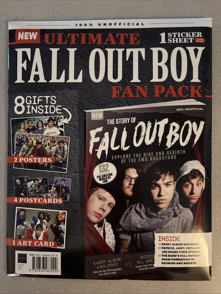 FALL OUT BOY - Ultimate Fall Out Boy Fan Pack : Magazine - Postcards - Posters