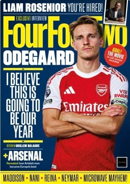 Four Four Two Magazine (UK) - March 2026 - Martin Odegaard - Arsenal - Goal! The Movie