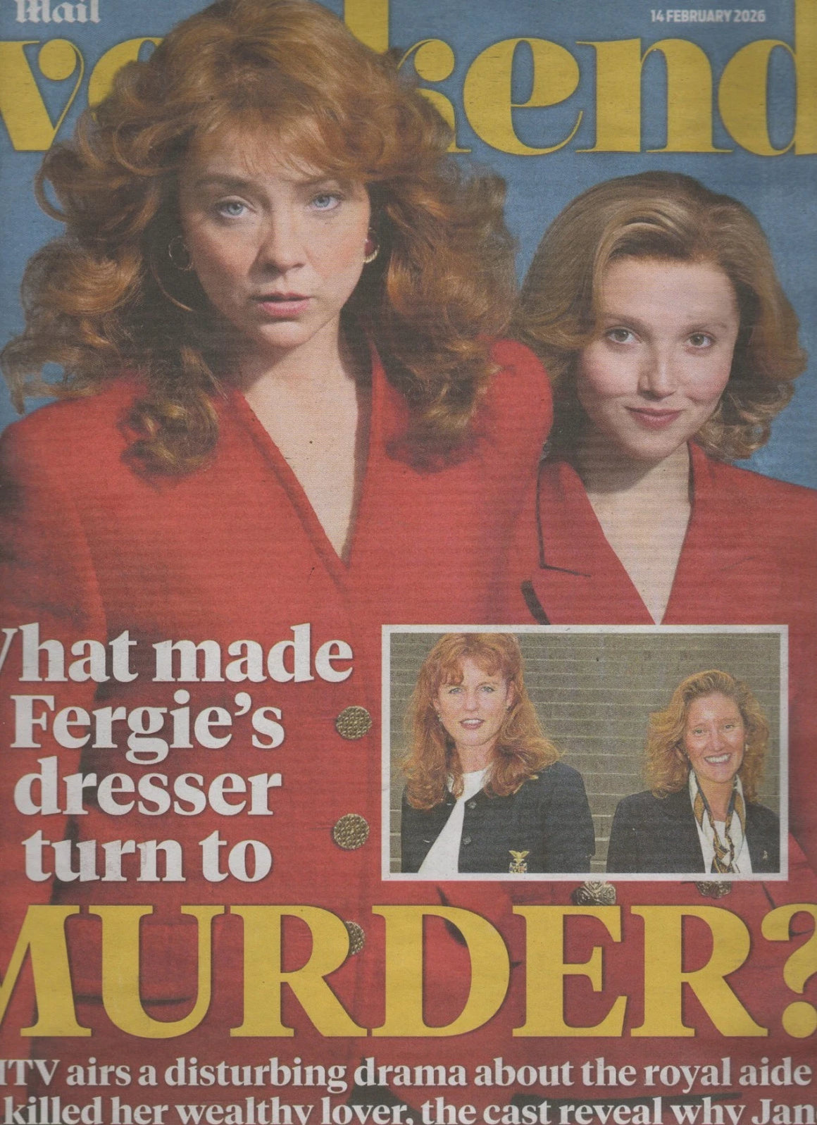 Daily Mail Weekend Magazine February 14 2026 - Natalie Dormer, Mia McKenna Bruce