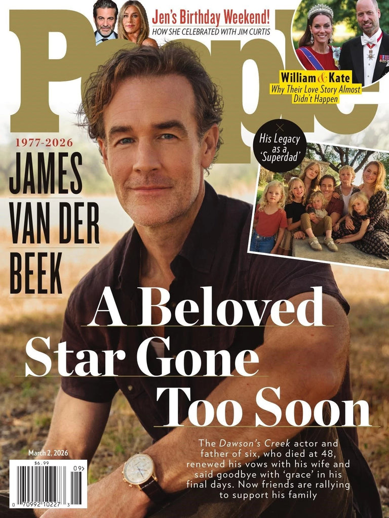 People Magazine March 2nd 2026 James Van Der Beek Dawson's Creek (Random cover)