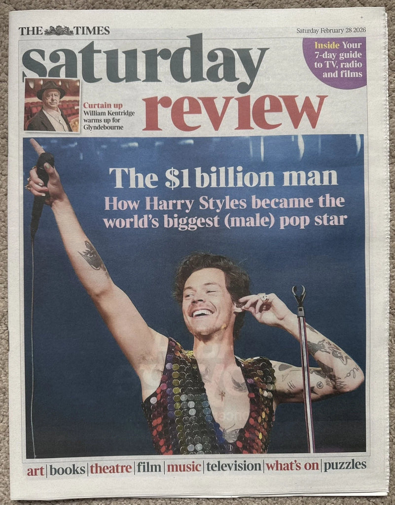 Times Saturday Review Feb 28 2026 - Harry Styles