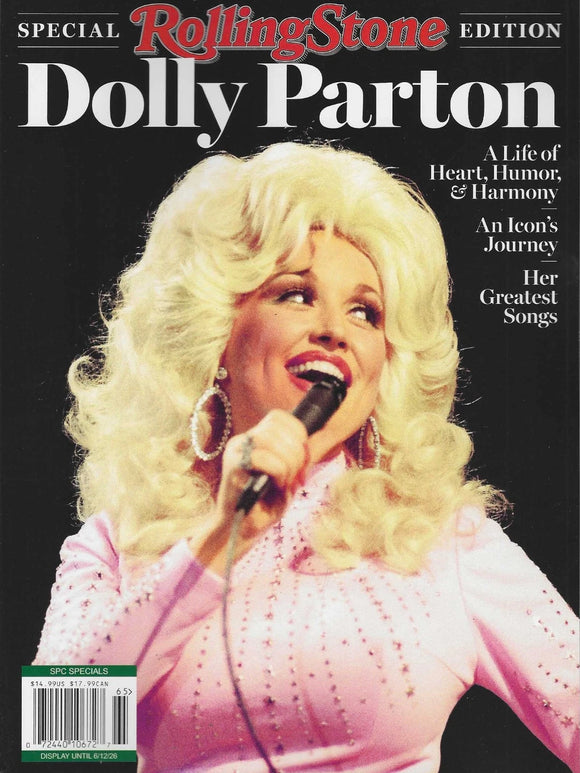 Rolling Stone Special Edition Magazine Dolly Parton An Icon's Journey 2026