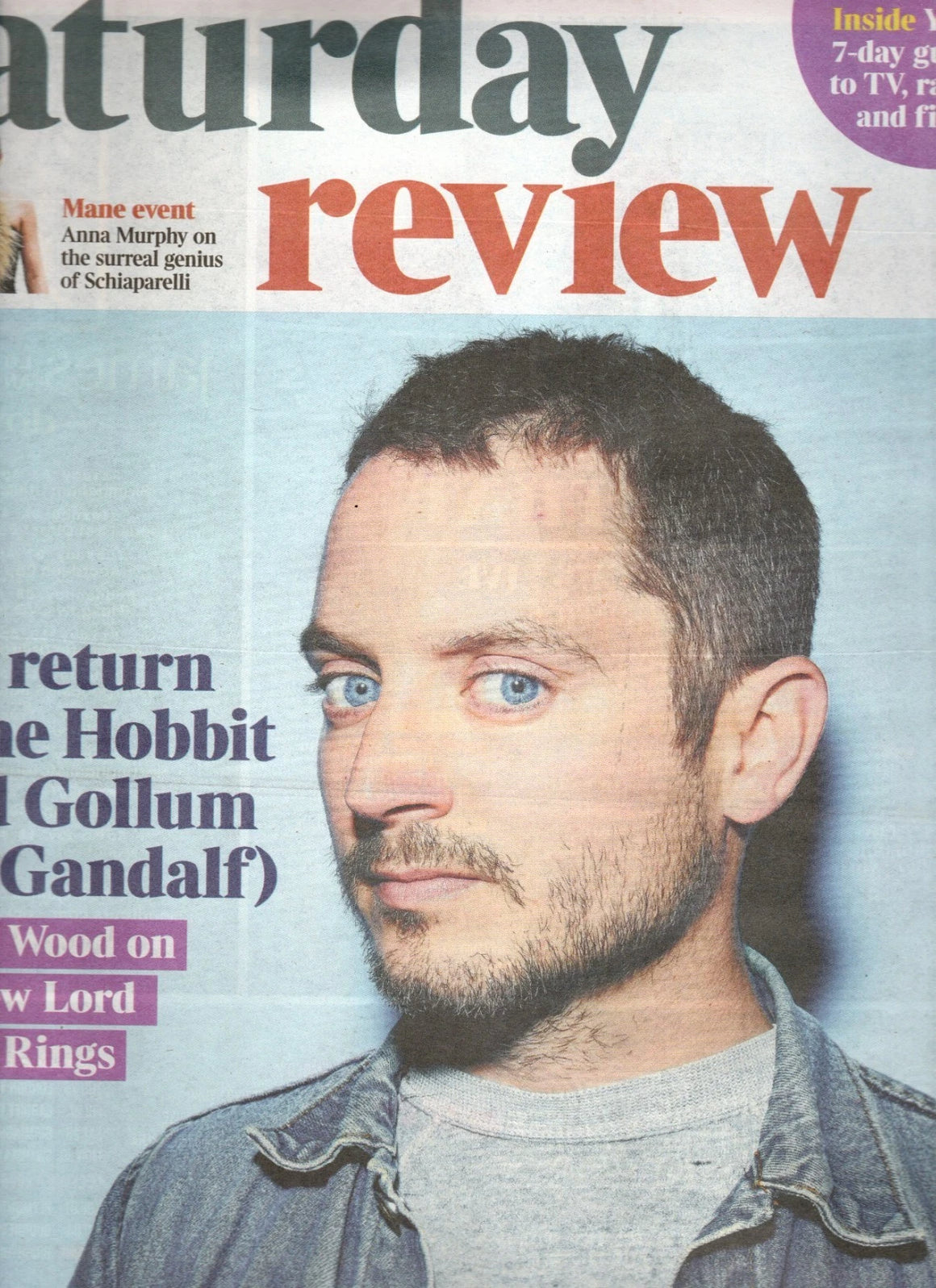 TIMES Review 7 March 2026 - ELIJAH WOOD Lord Of The Rings SQUEEZE