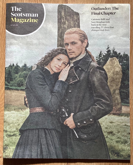 SAM HEUGHAN & CAITRIONA BALFE - SCOTSMAN MAGAZINE 2026 - OUTLANDER