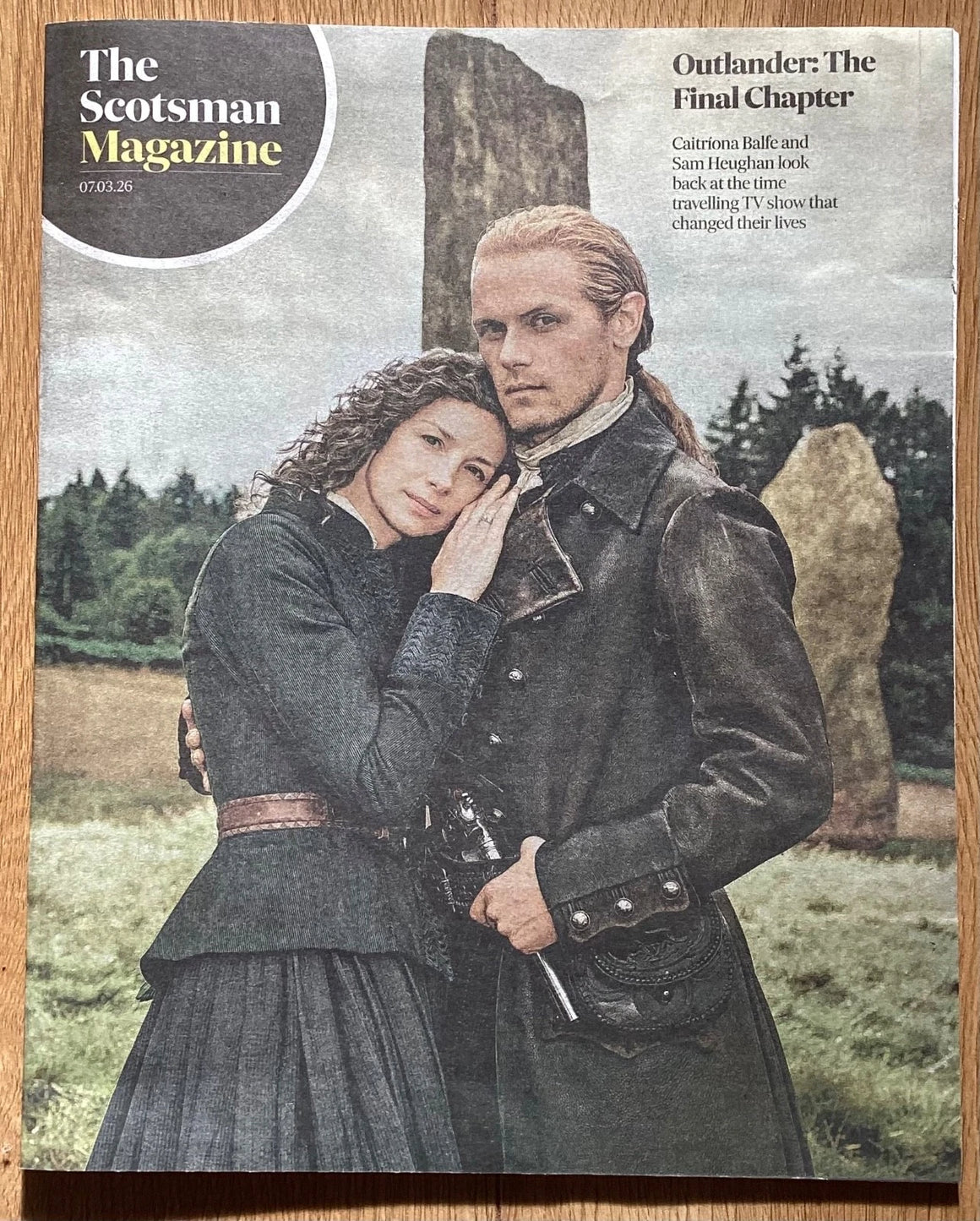 SAM HEUGHAN & CAITRIONA BALFE - SCOTSMAN MAGAZINE 2026 - OUTLANDER