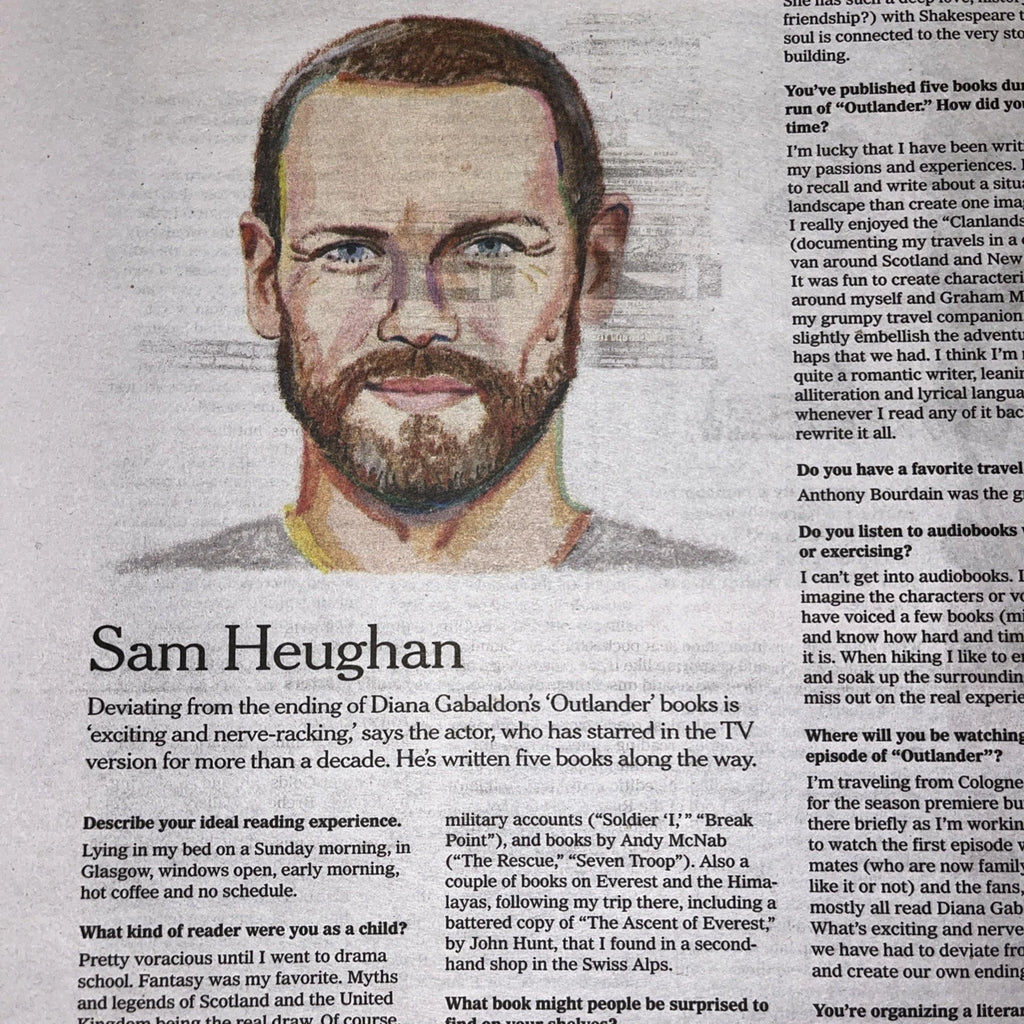 Sam Heughan - New York Times Book Review Interview - March 8, 2026 - Outlander