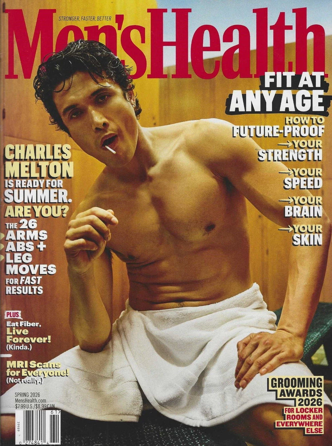 Men's Health Magazine Spring 2026 Charles Melton