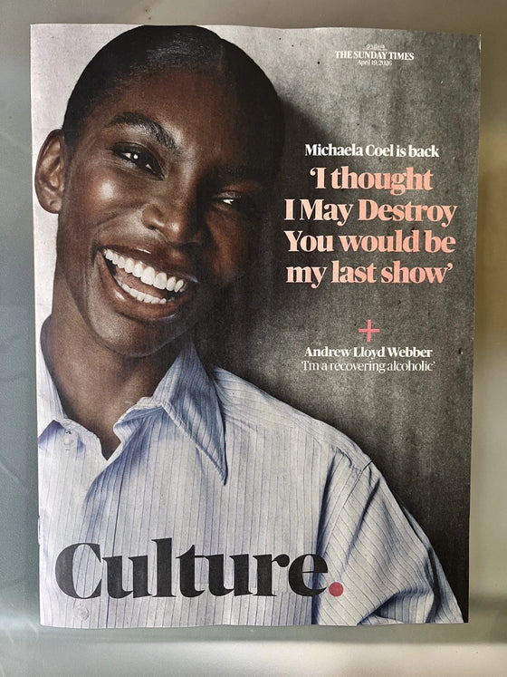MICHAELA COEL ~ Culture Magazine 19/4/26 + BEATLES Bob Dylan Asa Butterfield