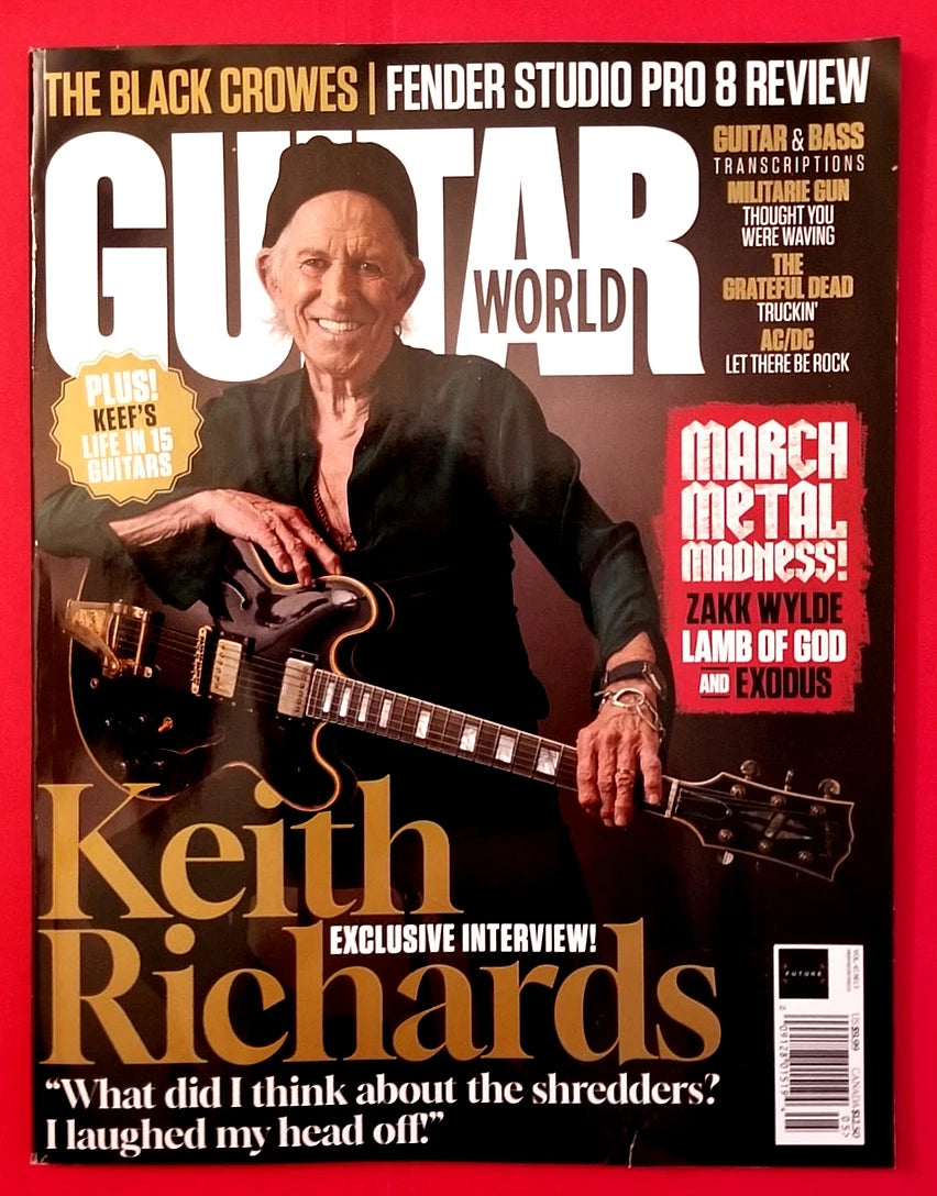 Keith Richards- The Rolling Stones Guitar World May 2026