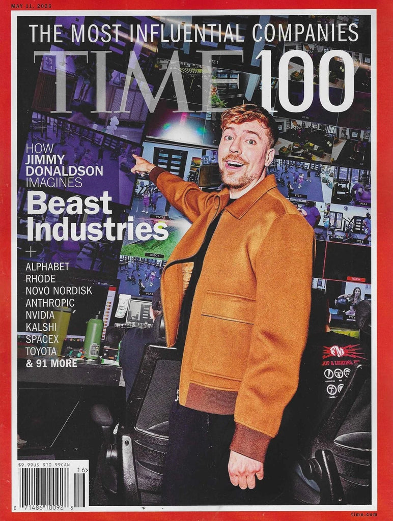 Time Magazine May 11, 2026 : 100 Most Influential Companies Jimmy Donaldson Mr Beast