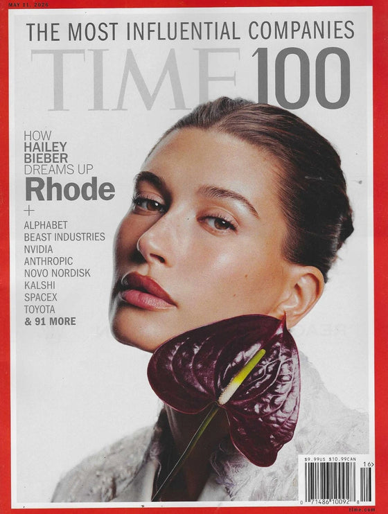 Time Magazine May 11, 2026 : 100 Most Influential Companies Hailey Bieber