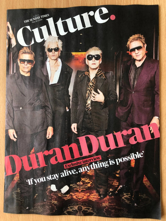 CULTURE Magazine 10th May 2026 Duran Duran Exclusive