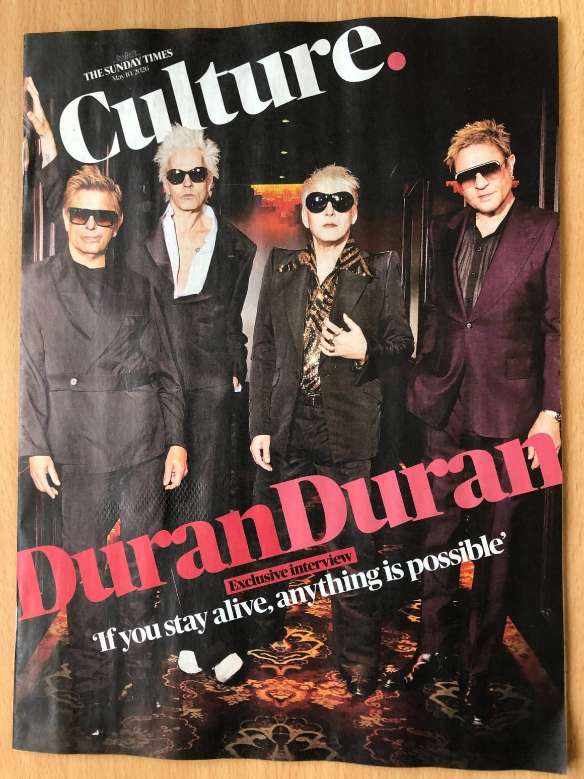 CULTURE Magazine 10th May 2026 Duran Duran Exclusive