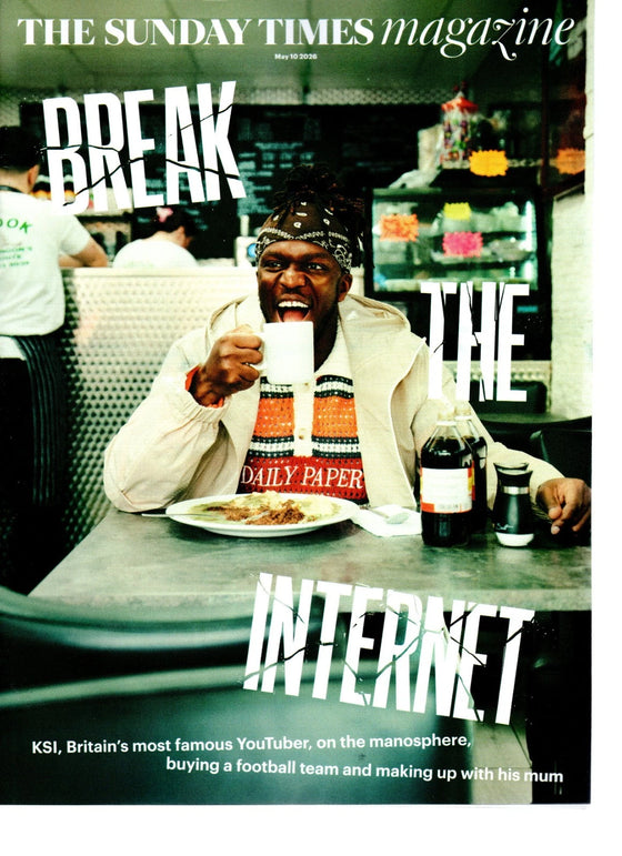 SUNDAY TIMES Magazine 10th May 2026 KSI Alan Cumming