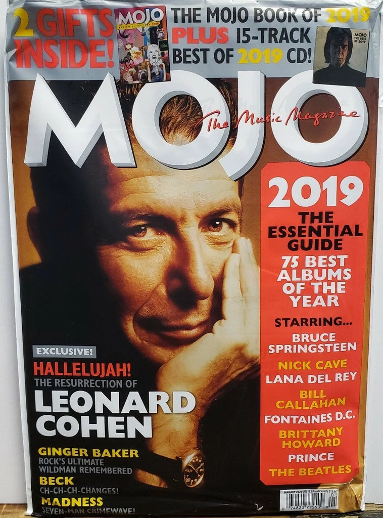 Mojo Jan 2020 Leonard Cohen Bruce Springsteen Nick Cave & CD