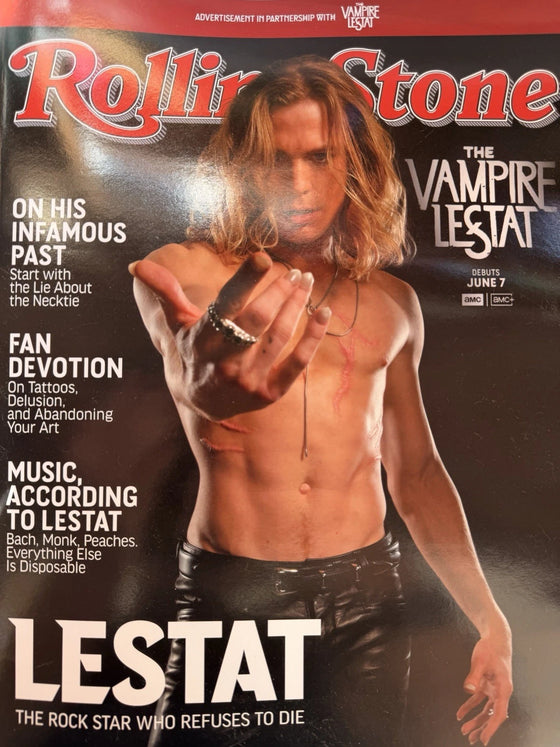 ROLLING STONE MAGAZINE - June 2026 - Vampire Lestat Sam Reid Back cover