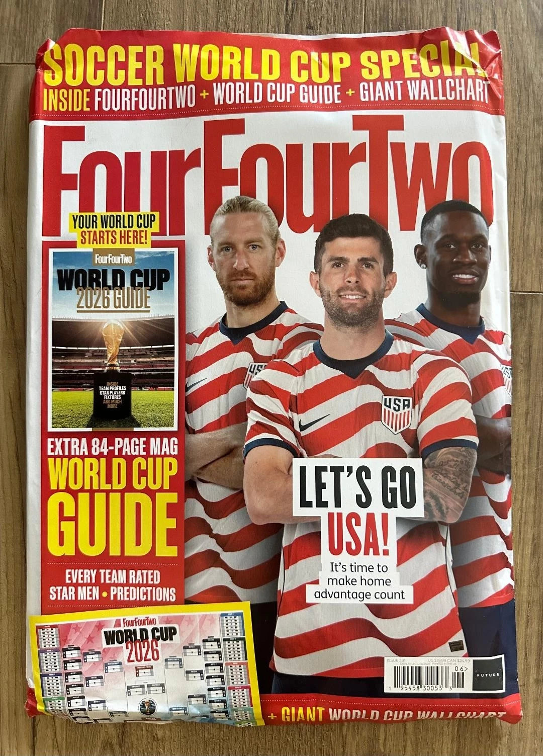 FourFourTwo Magazine – Ultimate World Cup 2026 Pack + Giant Wall Chart - Team USA