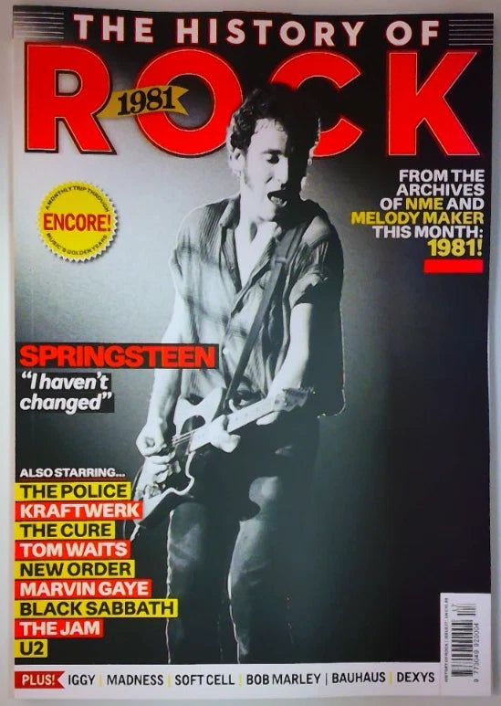 The History of Rock magazine #17 2026: 1981 Bruce Springsteen