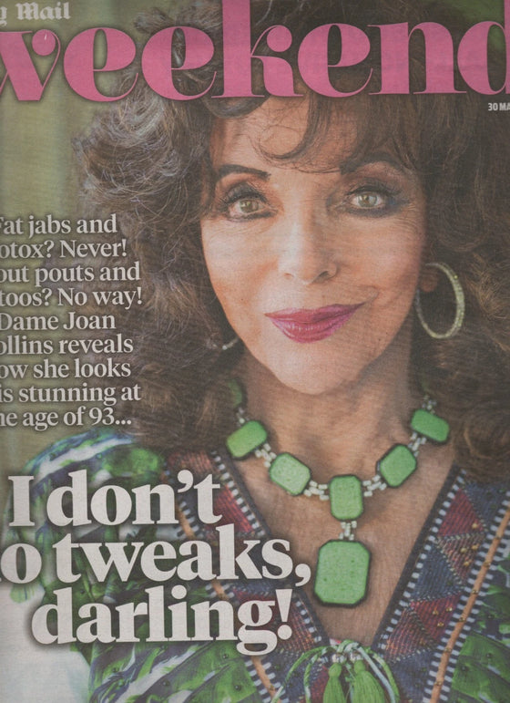 Daily Mail Weekend Magazine May 30 2026 - Dame Joan Collins