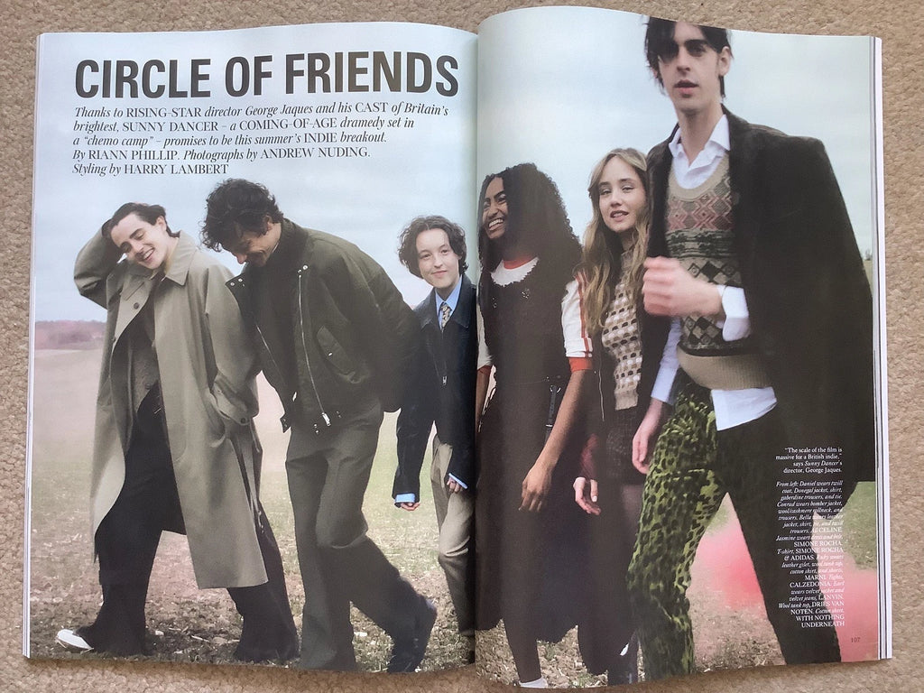 BRITISH Vogue UK Magazine July 2026 - SUNNY DANCER Bella Ramsey Earl Cave Daniel Quinn-Toye