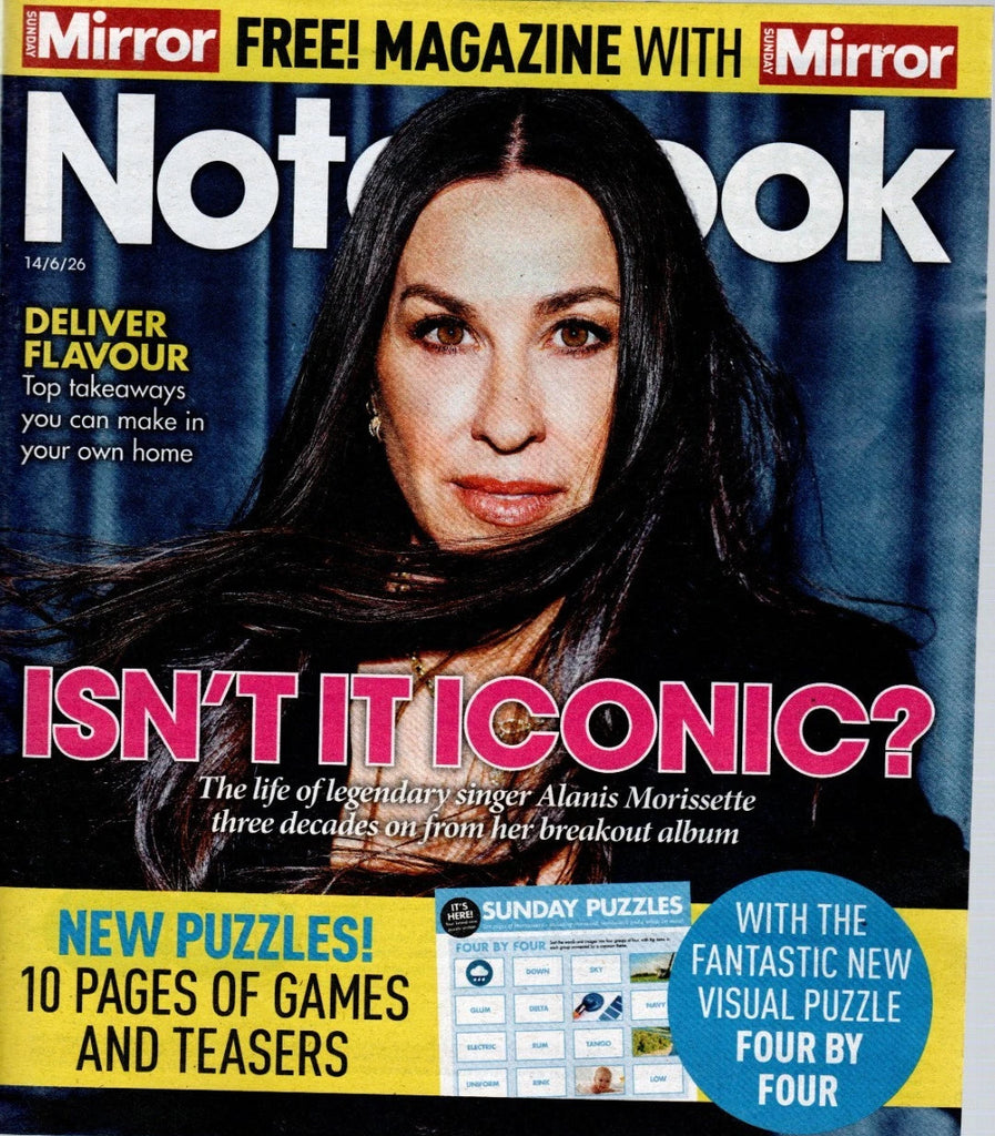 NOTEBOOK Magazine 14th June 2026 Alanis Morissette