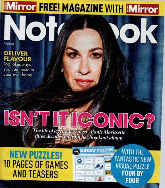 NOTEBOOK Magazine 14th June 2026 Alanis Morissette
