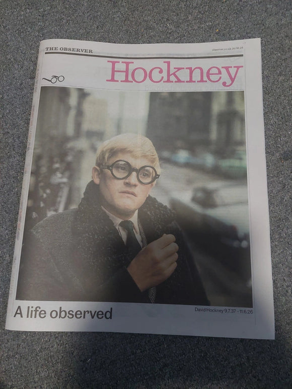 OBSERVER supplement 14 June 2026 DAVID HOCKNEY 12 page Tribute
