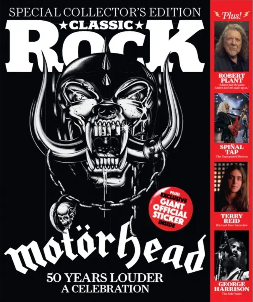 Classic Rock Magazine (UK) October 2025 (#345) - Motorhead 50 Years & Free Gifts