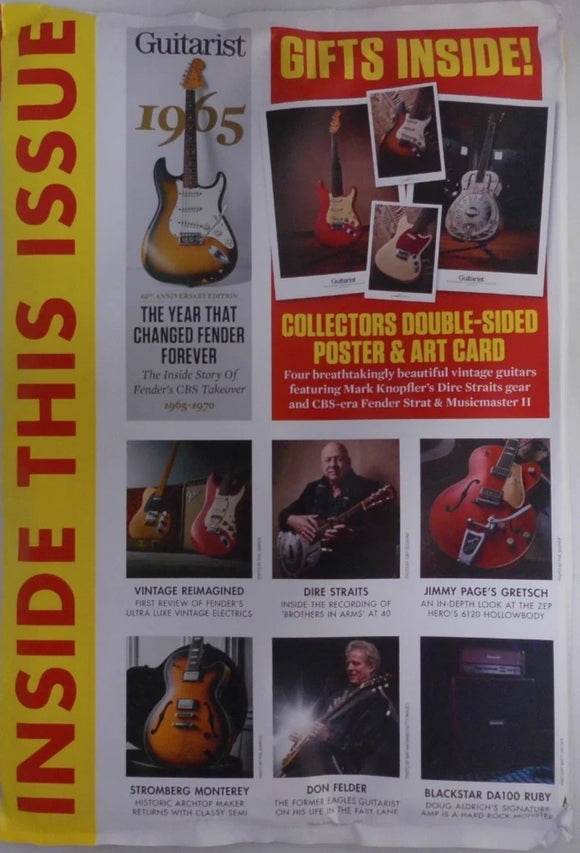 Guitarist Magazine UK October 2025 Fender CBS 60 Years Dire Straits Mark Knopfler