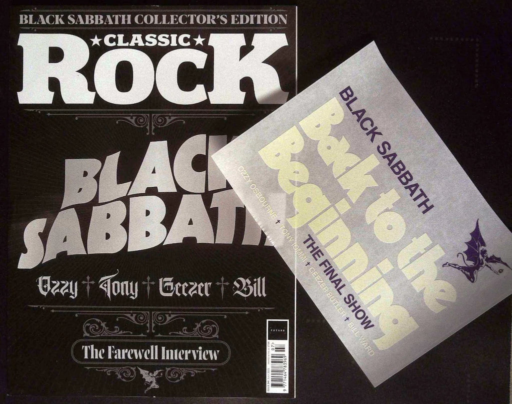 Classic Rock Magazine (UK) - July 2025 - Black Sabbath Farewell & Sticker