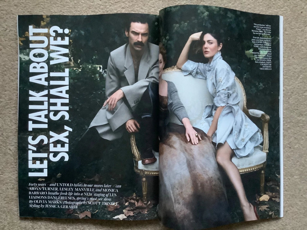 BRITISH Vogue UK Magazine February 2026 -  Aidan Turner Monica Barbaro Lesley Manville