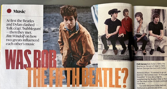 MICHAELA COEL ~ Culture Magazine 19/4/26 + BEATLES Bob Dylan Asa Butterfield