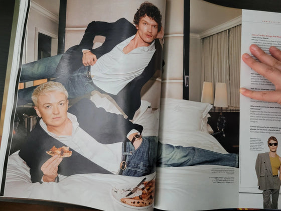 Hollywood Reporter Magazine April 2026 Chase Infiniti Connor Storrie James Yardley