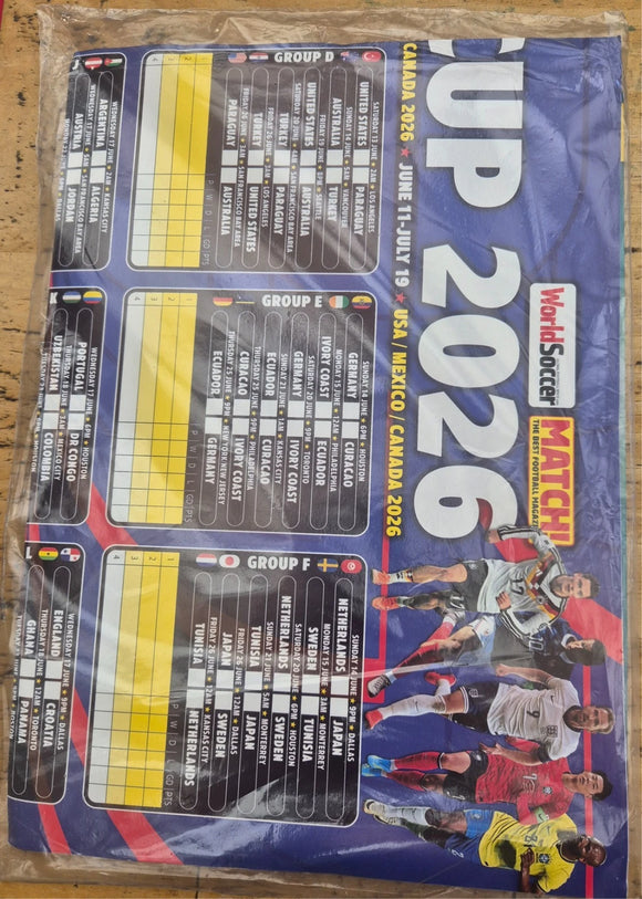 World Soccer magazine World Cup 2026 Special Collector's Edition Ultimate Guide & WallChart