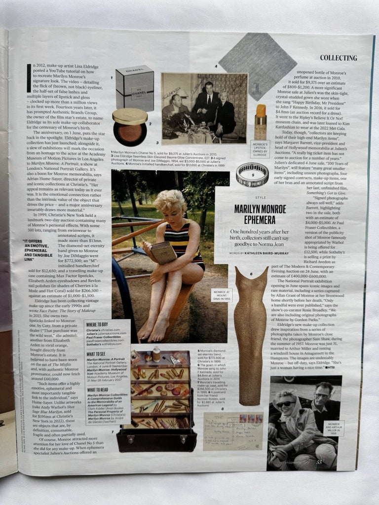 FINANCIAL TIMES HTSI MAGAZINE - MAY 30, 2026 - FERRARI The Luce - Marilyn Monroe Iris van Herpen
